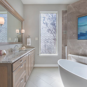 A Unique Master Bathroom gets a Spa-Like Renovation