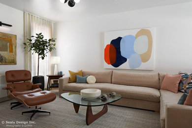 Example of a living room design in Toronto