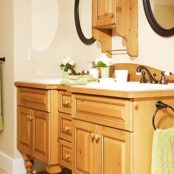 Knotty Pine Vanity