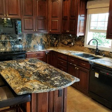 Black Granite Kitchen