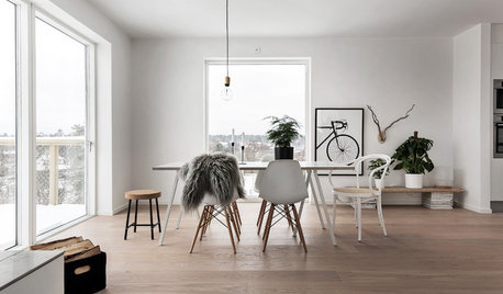 Así se combina el color del suelo con el de paredes y puertas