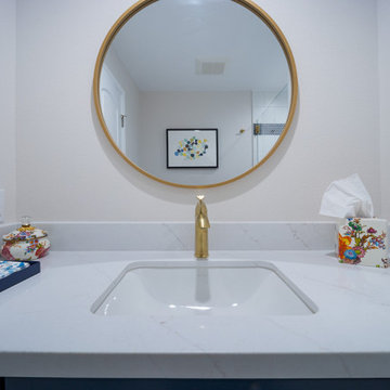 Countertop is MSI's Calacatta Delios™ Quartz