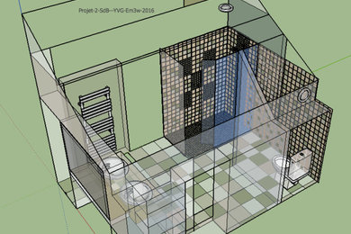 Projet d'une Salle de bain en 3D
