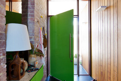 Design ideas for a contemporary entryway in Perth.