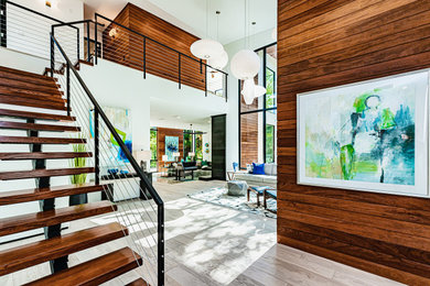 Entryway - modern entryway idea in Austin