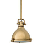 Hudson Valley Lighting - Hudson Valley Lighting 2210-AGB Pelham Collection - One Light Pendant - Designs of distinction and manufacturing of the hiPelham Collection On Aged Brass *UL Approved: YES Energy Star Qualified: n/a ADA Certified: n/a  *Number of Lights: Lamp: 1-*Wattage:100w A19 Medium Base bulb(s) *Bulb Included:No *Bulb Type:A19 Medium Base *Finish Type:Aged Brass