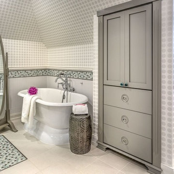 Coastal with French Chateau Characteristics