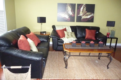 This is an example of a contemporary living room in Perth.