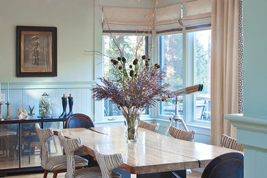 Inspiration for an eclectic dining room remodel in San Francisco