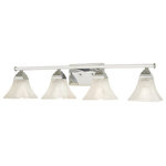 Minka Lavery - Conspire 4-Light Bath, Chrome - Stylish and bold. Make an illuminating statement with this fixture. An ideal lighting fixture for your home.