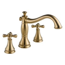 Delta Cassidy 3-Hole Roman Tub Trim - Bathtub Faucets