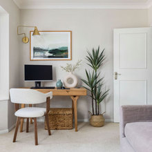 Room Tour: A Home Office Gets a Light and Elegant Makeover