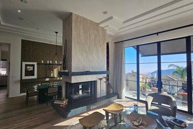 Inspiration for a transitional living room remodel in Los Angeles