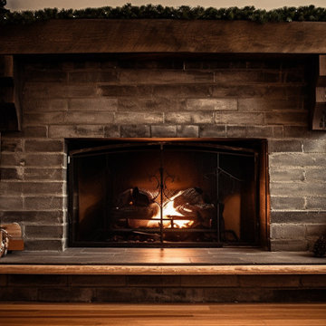Gorgeous Fireplace Mantels with Wooden Corbels
