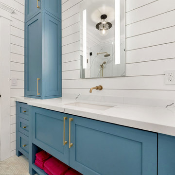 Blue and Bold – Bathroom – Pasadena