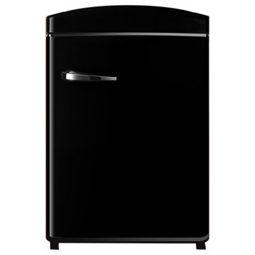 Conserv 3.2 cu. ft. Retro Convertible Refrigerator-Freezer Frost Free in Black