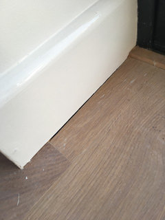 Wood Floor Gap At Skirting Help Houzz Uk, How To Remove Laminate Flooring Without Removing Skirting Boards