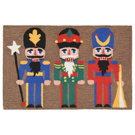 Frontporch Nutcracker Indoor/Outdoor Rug Multi 2'6x4'