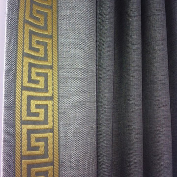 Gray and Yellow Living Room