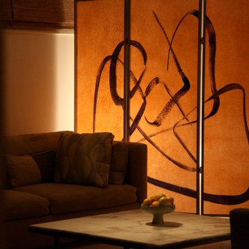 Hand painted screen