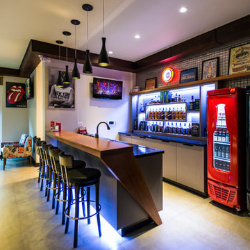 Home PUB Rock n' Roll AM - Metrik Design - Arquitetura e Interiores