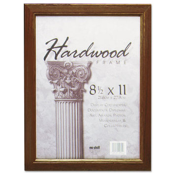 Nudell Solid Oak Hardwood Frame, 8-1/2 X 11, Walnut Finish