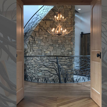 New Stairwell Connecting Major Additions in Doggett Peak