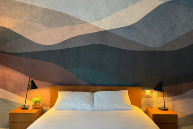 Réalisation d'une chambre design.