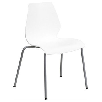 Scranton & Co Stacking Chair in White