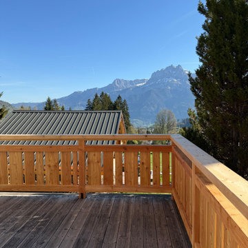 TERRASSE ET BALCON EN MELEZE D'AUTRICHE