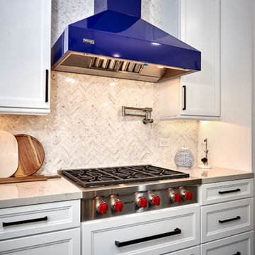 Brilliant Blue Kitchen Remodel - Fairbanks Ranch