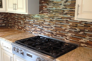 Example of a classic kitchen design in Other