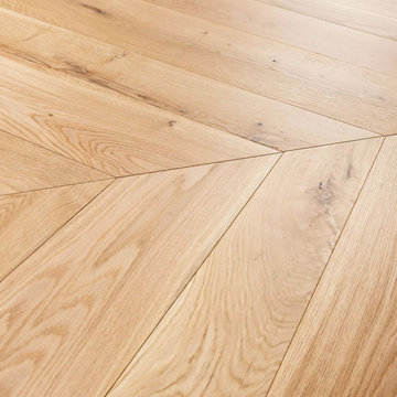 Parquet point de Hongrie chêne rustique — Maison individuelle Versailles
