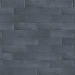 Merola Tile - Coco Matte Blue Night Porcelain Floor and Wall Tile - Offering a subway look, our Coco Matte Blue Night Porcelain Floor and Wall Tile features a smooth, matte finish, providing decorative appeal that adapts to a variety of stylistic contexts. Containing 100 different print variations that are randomly distributed throughout each case, this blue rectangle tile offers a one-of-a-kind look. With its impervious, frost-resistant features, this tile is an ideal selection for both indoor and outdoor commercial and residential installations, including kitchens, bathrooms, backsplashes, showers, hallways, entryways, patios and fireplace facades. This tile is a perfect choice on its own or paired with other products in the Coco Collection. Tile is the better choice for your space!