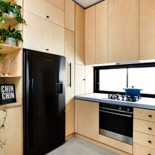 Modern look with ply kitchen