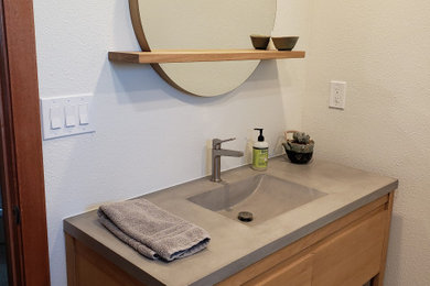 Bathroom Remodel- Modern Quartz Sink
