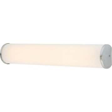 Volume Lighting V6182 1 Light 24"W Integrated LED Bath Bar - Chrome
