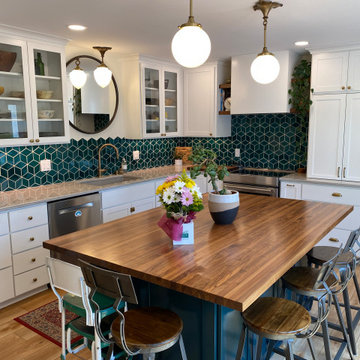 Boho Contemporary Kitchen