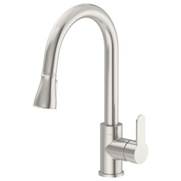Symmons SK6710PD Identity 1.5 GPM 1 Hole Pull Down Kitchen Faucet - Stainless