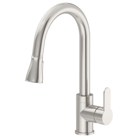 Symmons SK6710PD Identity 1.5 GPM 1 Hole Pull Down Kitchen Faucet - Stainless