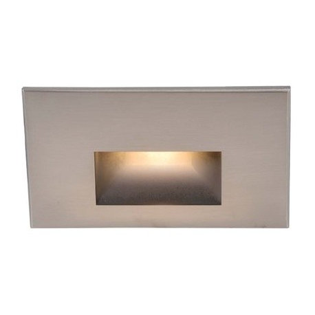 WAC Lighting Brushed Nickel LED Recessed Step Light