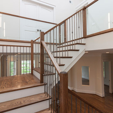 Project #44 | Contemporary Staircase with Skylit Stairwell