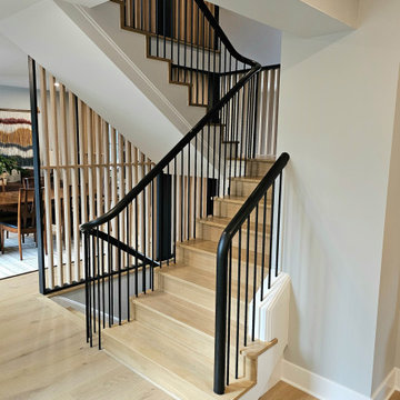 Project #115 | Staircase with Continuous Rail System Without Newels