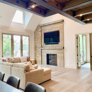 Modern Industrial Lodge, lake Arrowhead Lake Front