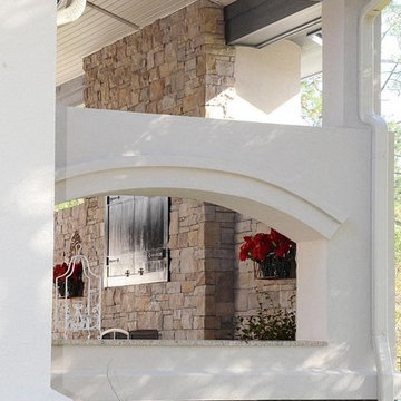 French Country Courtyard