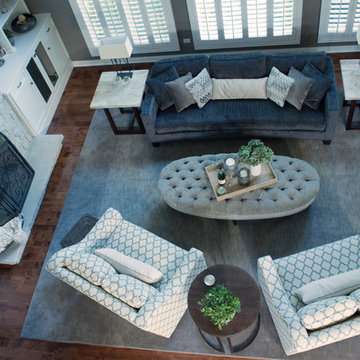 Transitional Family Room