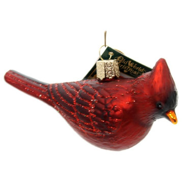 Old World Christmas Northern Cardinal . Ornament Happiness Joy Symbol 16110