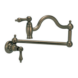 Belle Foret Model BFN180 01 Pot Filler - Wall Mount - Pot Fillers
