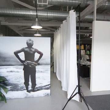 White Loft Style Room Divider Kit