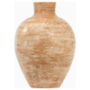 Moe's Home Collection Dos 13" Terracotta Ceramic Vase in Beige